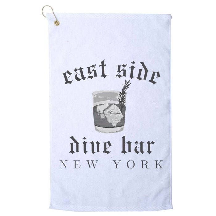 East Side Dive Bar New York Golf Towel