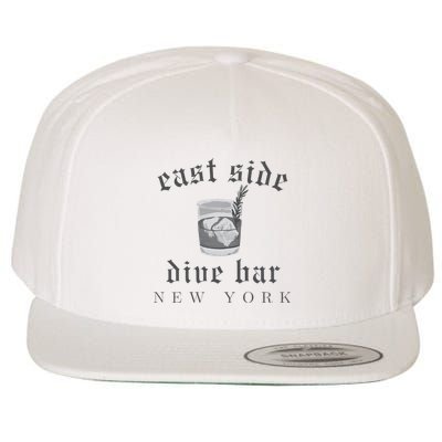 East Side Dive Bar New York Wool Snapback Cap