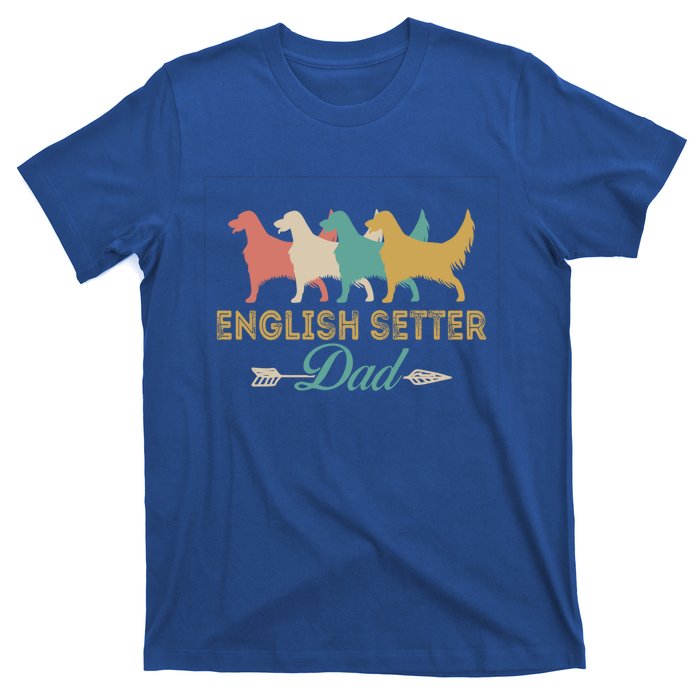 English Setter Dog Retro English Setter Lover Dad Grandpa Meaningful Gift T-Shirt