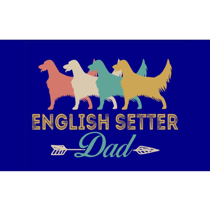 English Setter Dog Retro English Setter Lover Dad Grandpa Meaningful Gift Bumper Sticker