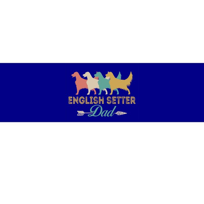 English Setter Dog Retro English Setter Lover Dad Grandpa Meaningful Gift Bumper Sticker