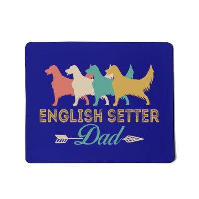 English Setter Dog Retro English Setter Lover Dad Grandpa Meaningful Gift Mousepad