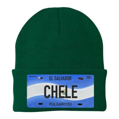 El Salvador Design With Typical Phrases Chele Knit Cap Winter Beanie