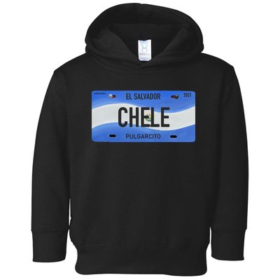 El Salvador Design With Typical Phrases Chele Toddler Hoodie