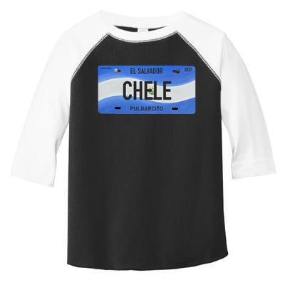 El Salvador Design With Typical Phrases Chele Toddler Fine Jersey T-Shirt