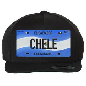 El Salvador Design With Typical Phrases Chele Wool Snapback Cap