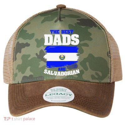 El Salvador Dad Flag Salvadoran Roots Heritage Father's Day Legacy Tie Dye Trucker Hat