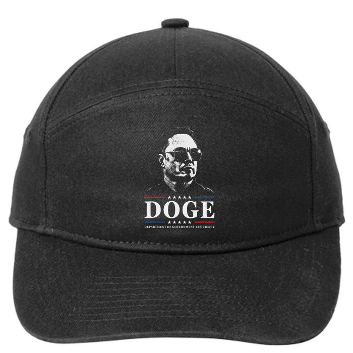 Elon Sunglasses D.O.G.E. Department Of Government Efficiency 7-Panel Snapback Hat