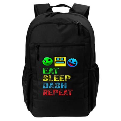 Eat Sleep Dash Repeat Video Game Geometry Backpack