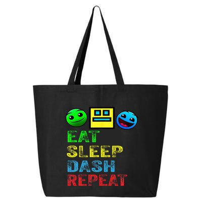 Eat Sleep Dash Repeat Video Game Geometry 25L Jumbo Tote