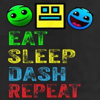 Eat Sleep Dash Repeat Video Game Geometry 25L Jumbo Tote