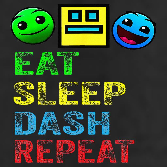 Eat Sleep Dash Repeat Video Game Geometry 25L Jumbo Tote