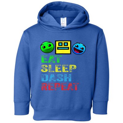 Eat Sleep Dash Repeat Video Game Geometry Toddler Hoodie
