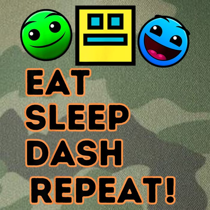 Eat Sleep Dash Repeat Video Game Geometry Video Gamer Legacy Tie Dye Trucker Hat