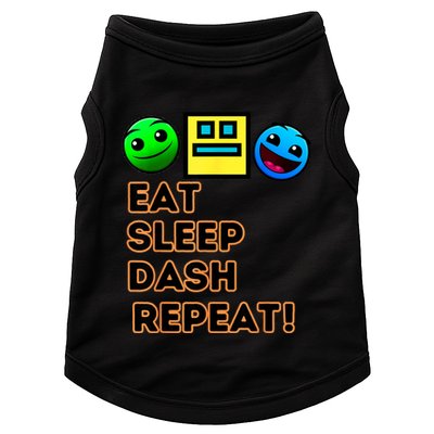 Eat Sleep Dash Repeat Video Game Geometry Video Gamer Doggie Tank
