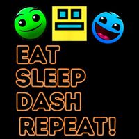 Eat Sleep Dash Repeat Video Game Geometry Video Gamer Drawstring Bag