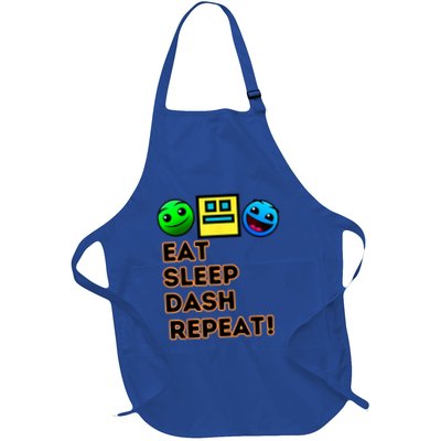 Eat Sleep Dash Repeat Video Game Geometry Video Gamer Apron