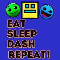 Eat Sleep Dash Repeat Video Game Geometry Video Gamer 16 in Basic Backpack