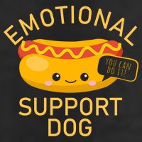 Emotional Support Dog Cool Comfort Performance Bucket Hat