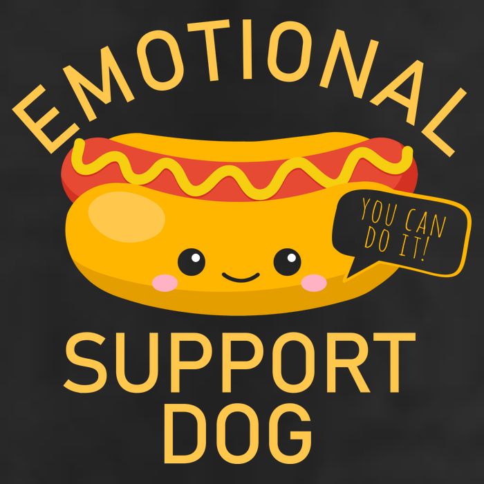 Emotional Support Dog Cool Comfort Performance Bucket Hat