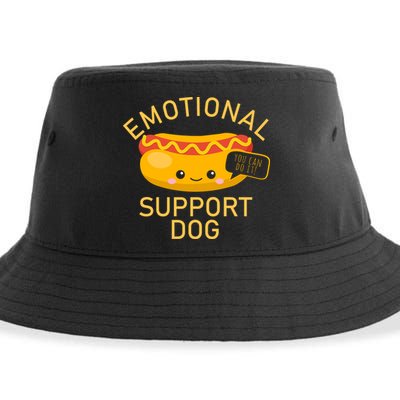 Emotional Support Dog Sustainable Bucket Hat