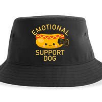Emotional Support Dog Sustainable Bucket Hat