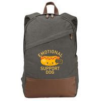 Emotional Support Dog Cotton Canvas Backpack
