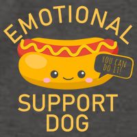 Emotional Support Dog Vector Backpack