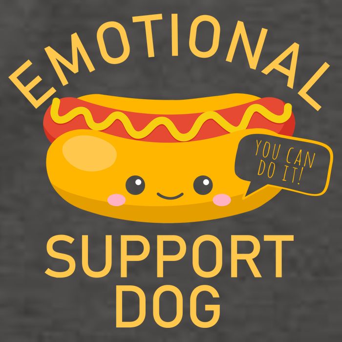 Emotional Support Dog Vector Backpack