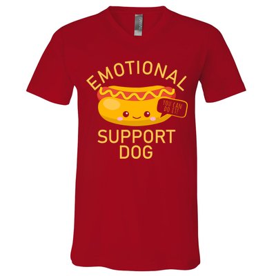 Emotional Support Dog V-Neck T-Shirt