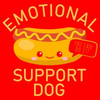 Emotional Support Dog 25L Jumbo Tote