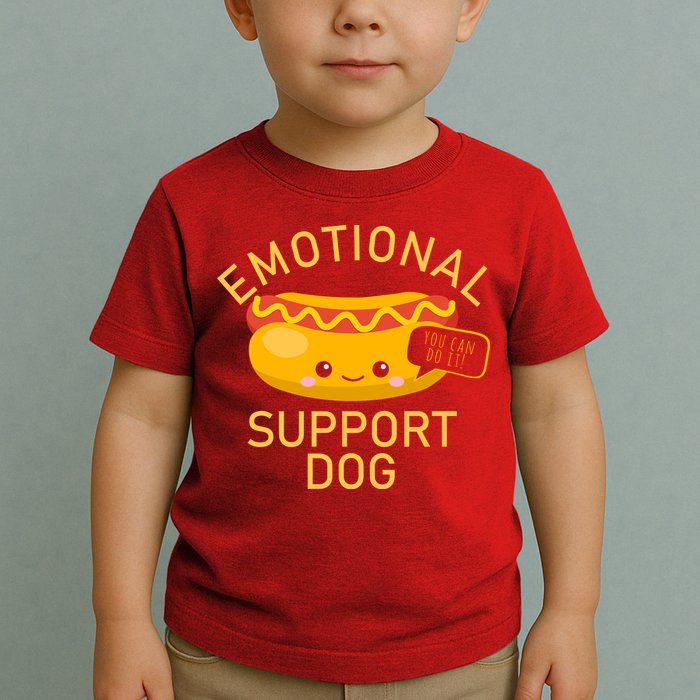 Emotional Support Dog Toddler T-Shirt