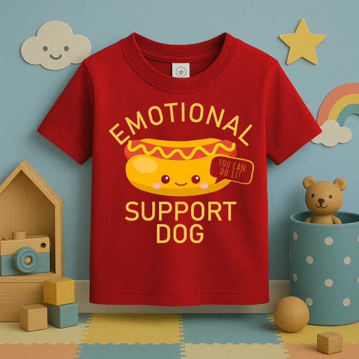 Emotional Support Dog Toddler T-Shirt