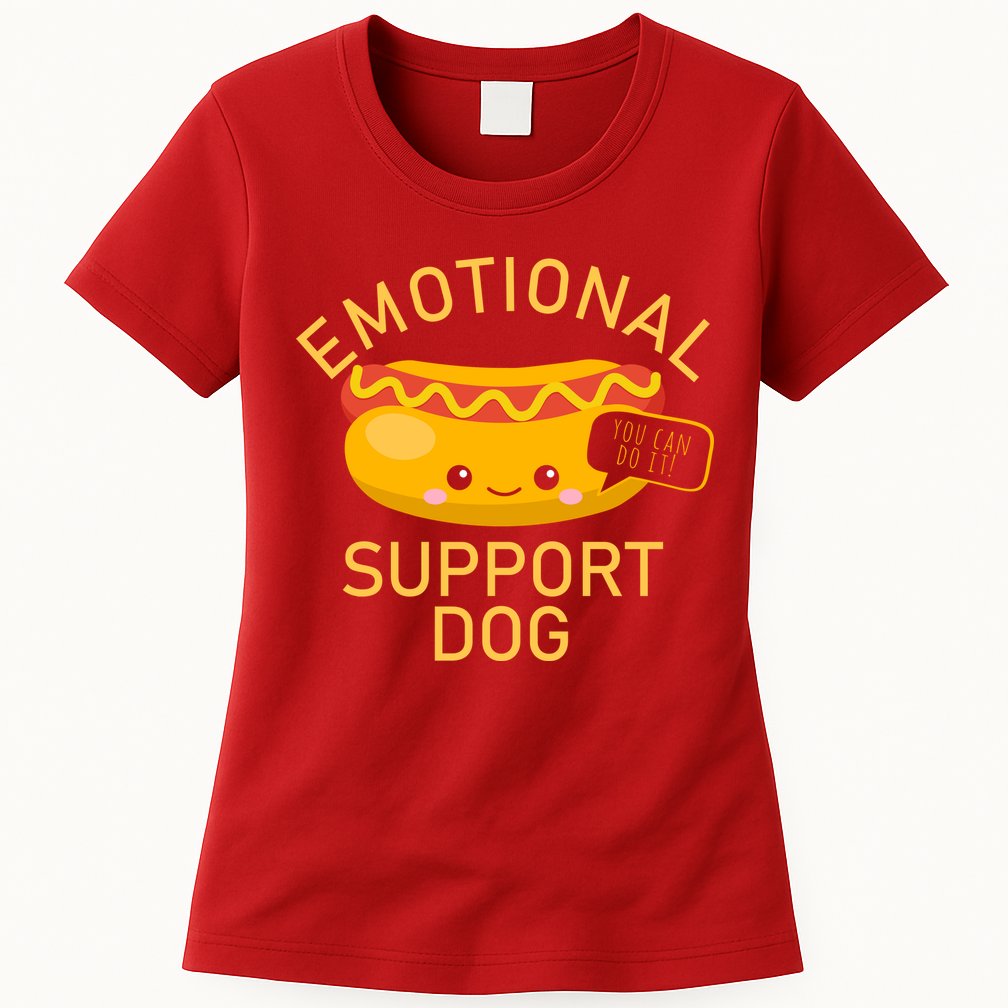 Emotional Support Dog Womens T-Shirt