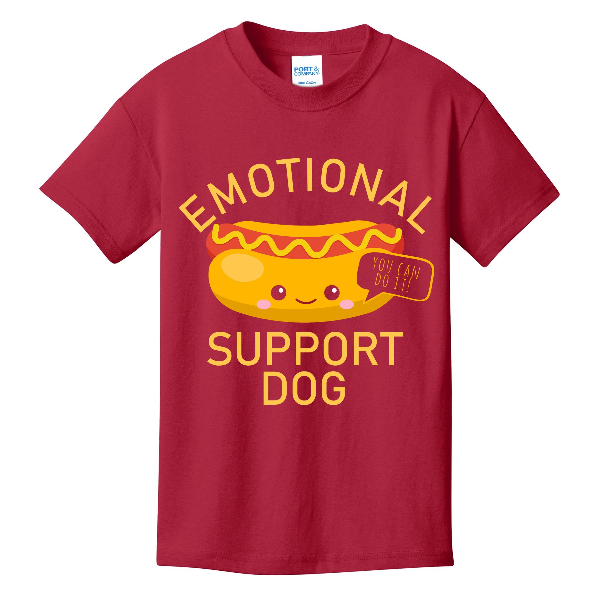 Emotional Support Dog Kids T-Shirt