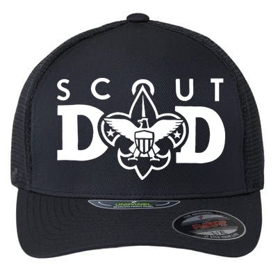 Eagle Scout Dad Flexfit Unipanel Trucker Cap