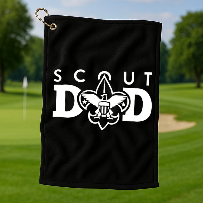 Eagle Scout Dad Golf Towel