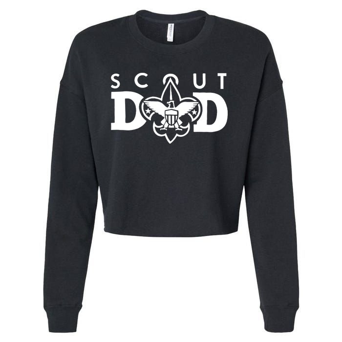 Eagle Scout Dad Cropped Pullover Crew