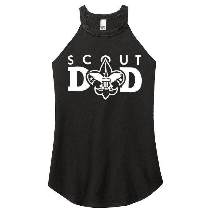 Eagle Scout Dad Women's Perfect Tri Rocker Tank
