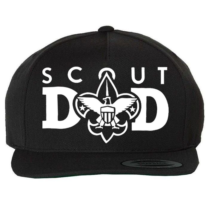 Eagle Scout Dad Wool Snapback Cap