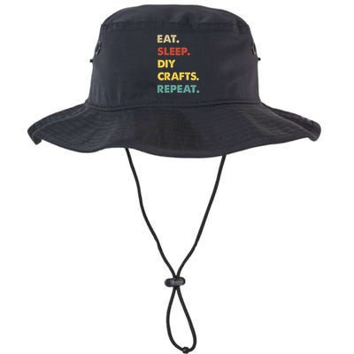Eat Sleep Diycrafts Repeat Funny Diycrafts Lover Bucket Hat