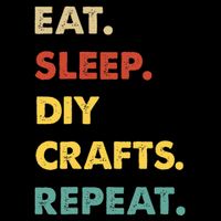 Eat Sleep Diycrafts Repeat Funny Diycrafts Lover Cooling Performance Long Sleeve Crew