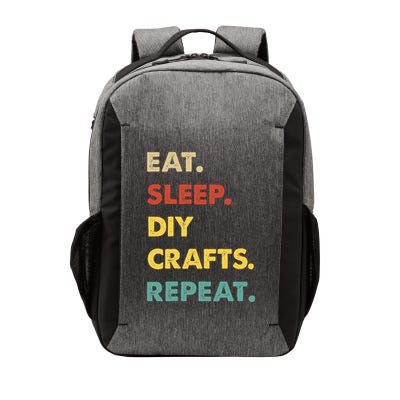Eat Sleep Diycrafts Repeat Funny Diycrafts Lover Vector Backpack