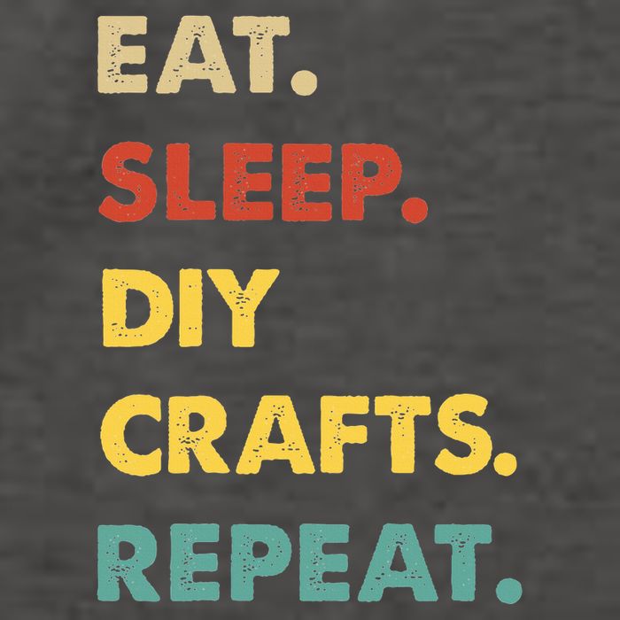 Eat Sleep Diycrafts Repeat Funny Diycrafts Lover Vector Backpack