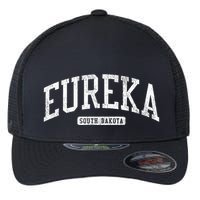 Eureka South Dakota Sd Js03 College University Style Flexfit Unipanel Trucker Cap