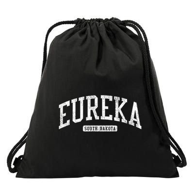 Eureka South Dakota Sd Js03 College University Style Drawstring Bag