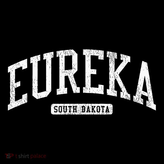 Eureka South Dakota Sd Js03 College University Style Drawstring Bag