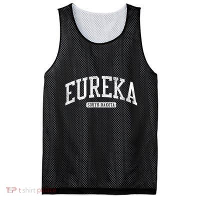 Eureka South Dakota Sd Js03 College University Style Mesh Reversible Basketball Jersey Tank