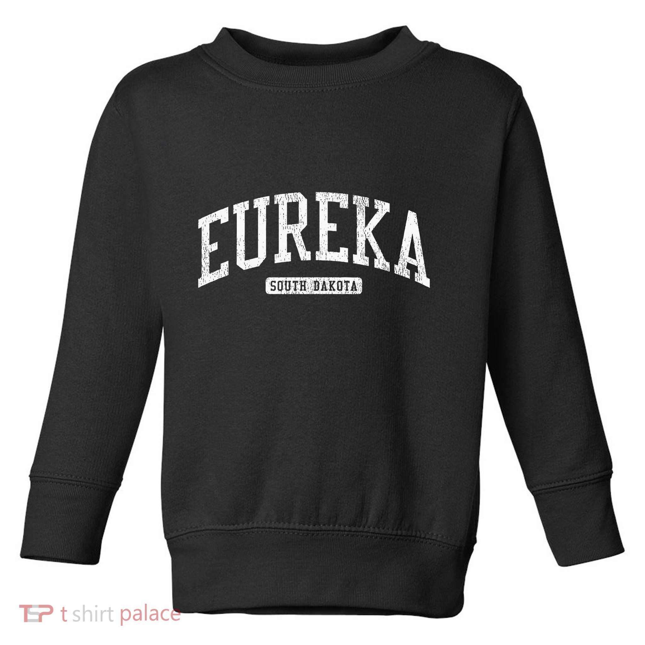 Eureka South Dakota Sd Js03 College University Style Toddler Sweatshirt