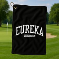Eureka South Dakota Sd Js03 College University Style Golf Towel